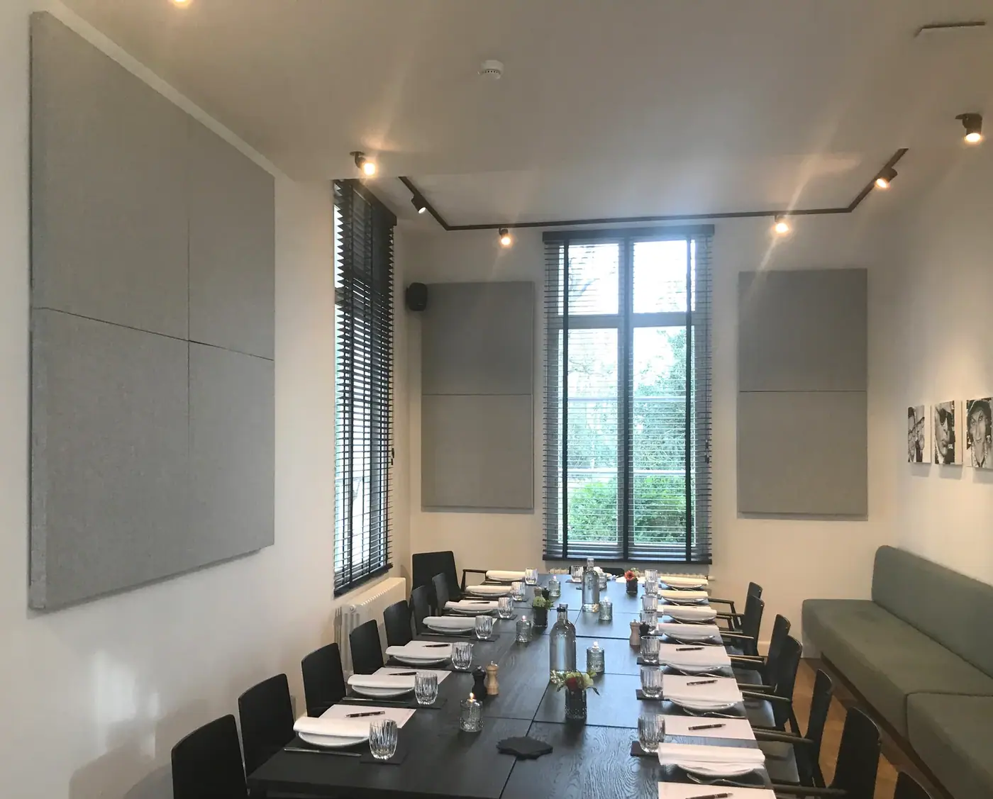 Eventzaal met wandpanelen